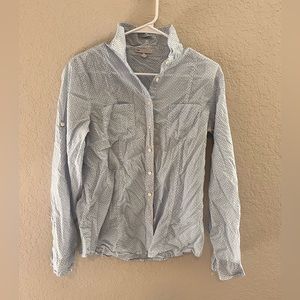 kids gap long sleeve shirt size medium